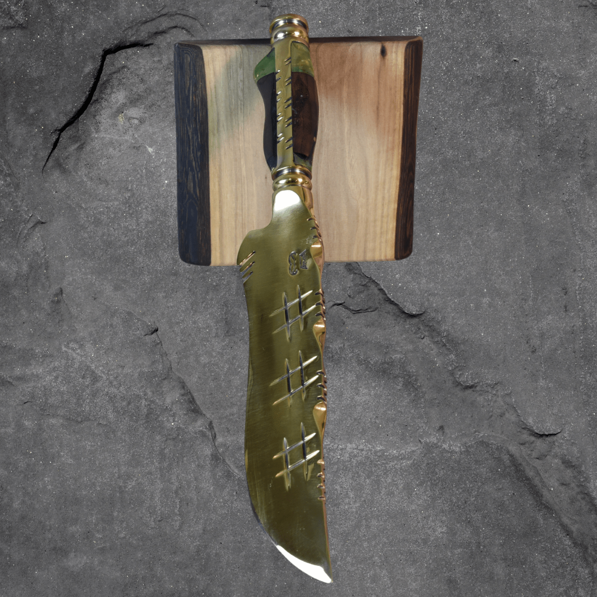 The Thorned Ember — Full Gold Collector's Blade - OwnTheFire™
