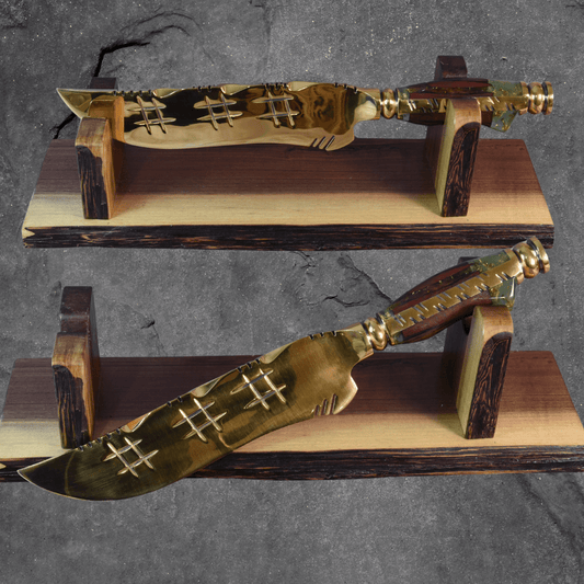The Thorned Ember — Full Gold Collector's Blade - OwnTheFire™