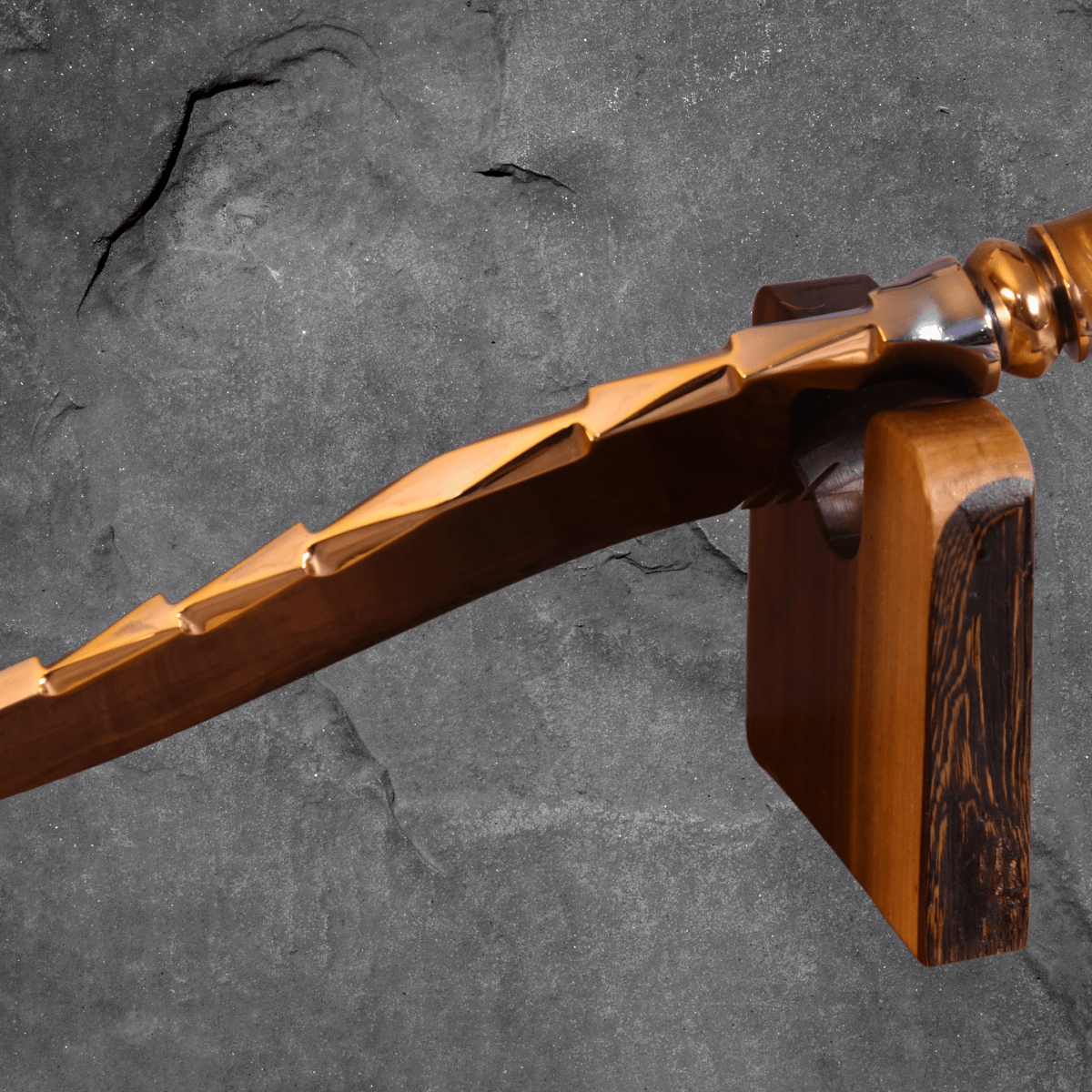 The Triad — Partial Gold Collector's Blade - OwnTheFire™